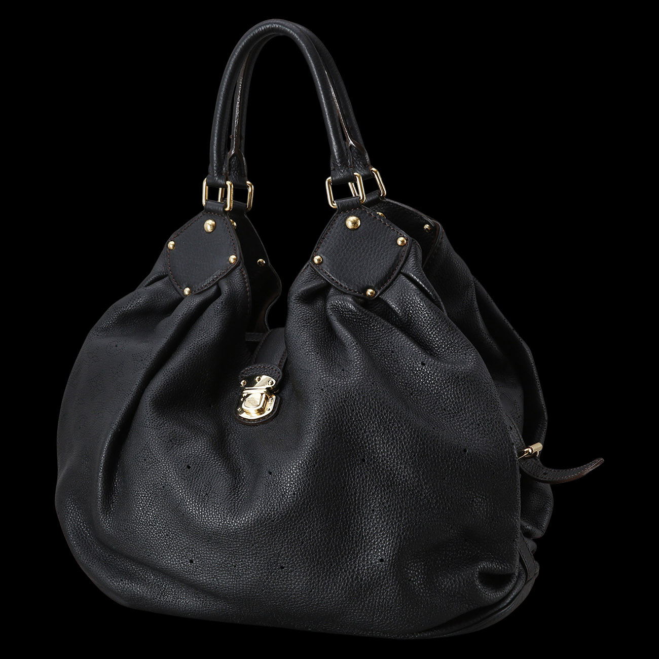 LOUIS VUITTON(USED)루이비통 마히나 레더 토트백